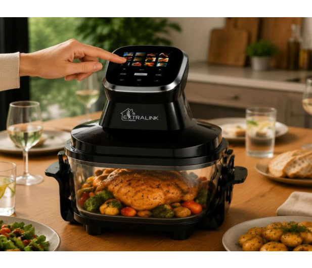 ExtraLink Glass Air Fryer SJ-400G 4L EU Frytkownica - 1585397 - zdjęcie 7
